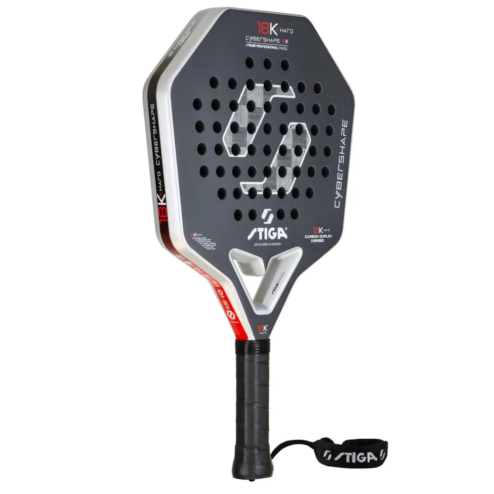 STIGA PADEL RACKET 18K X HARD CYBER SHAPE