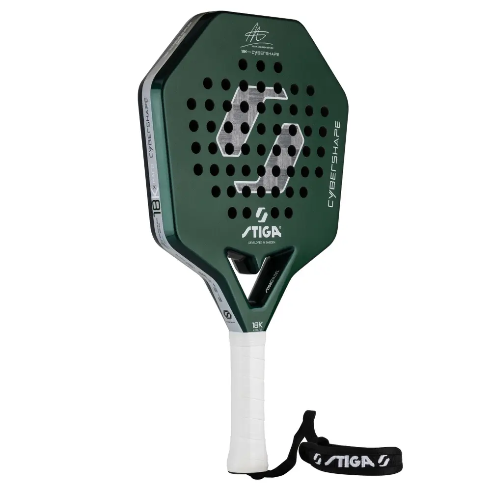 STIGA PADEL RACKET 18K  X HARD ADAM EDITION CYBERSHAPE