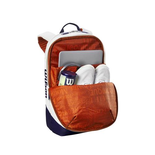 WILSON ROLAND GARROS SUPER TOUR BACKPACK NAVY WHITE