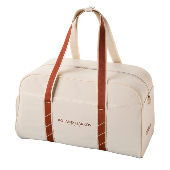 WLSON ROLAND GARROS 2025 DUFFEL CREAM CLAY