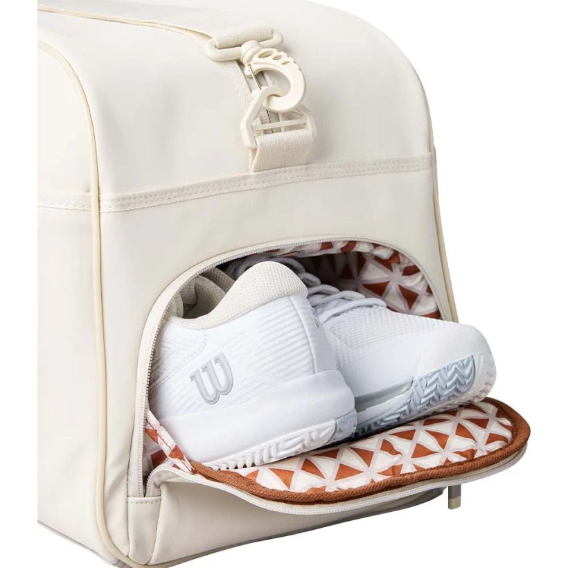 WLSON ROLAND GARROS 2025 DUFFEL CREAM CLAY