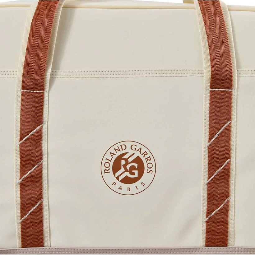 WLSON ROLAND GARROS 2025 DUFFEL CREAM CLAY