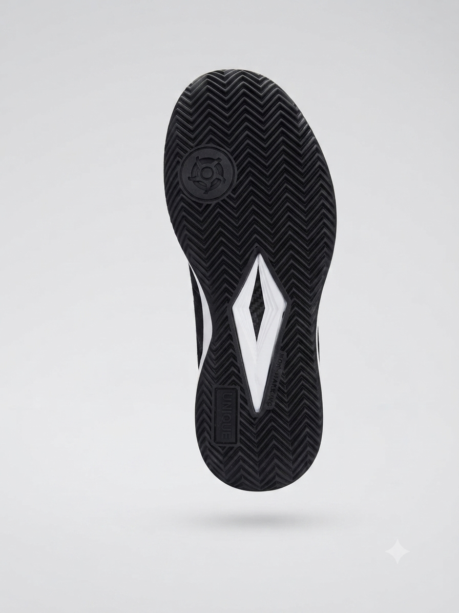 UNIQUE SHOES PRO UN 4 BLACK WHITE
