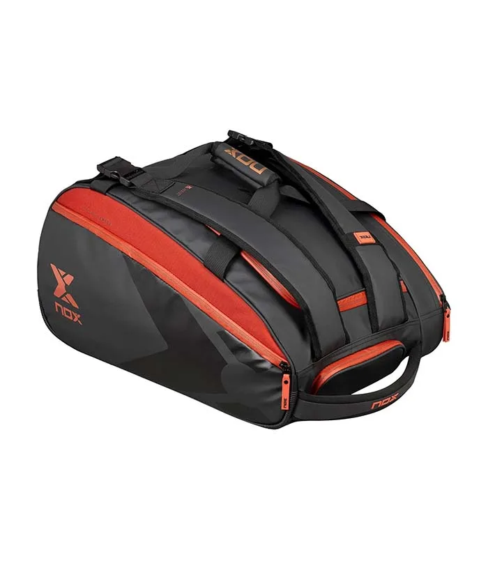 NOX LUXURY OPEN SERIES BLACK/RED PADEL BAG