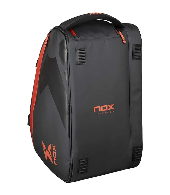 NOX LUXURY OPEN SERIES BLACK/RED PADEL BAG