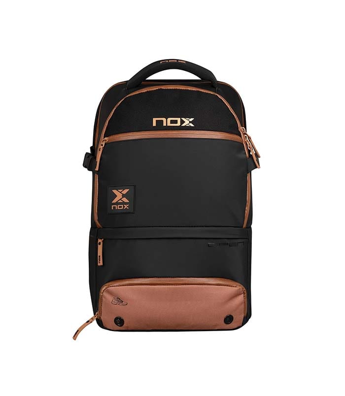 NOX LUXURY OPEN SERIES BLACK/BROWN BACKPACK
