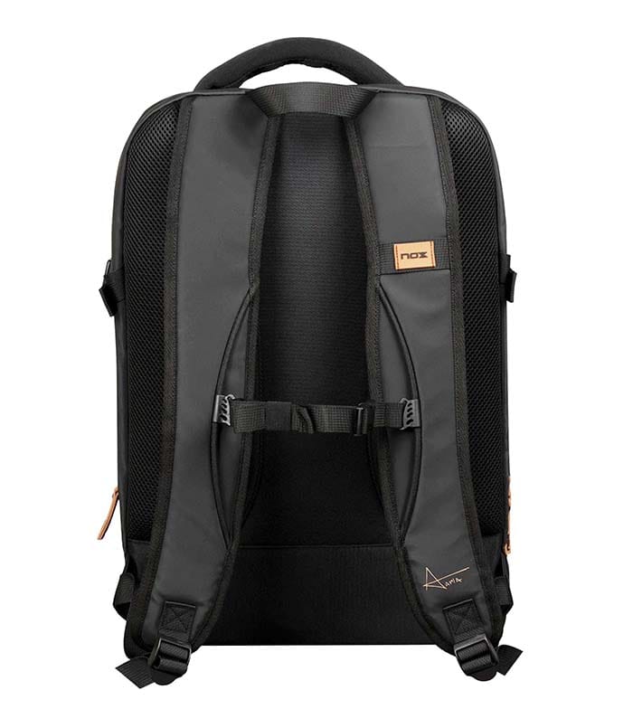 NOX LUXURY OPEN SERIES BLACK/BROWN BACKPACK