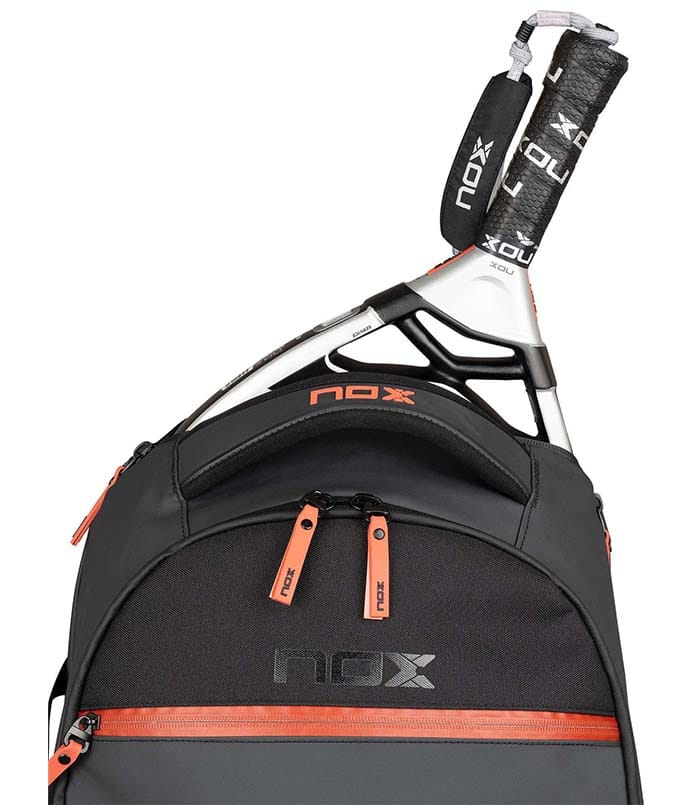NOX LUXURY OPEN SERIES BLACK/RED BACKPACK