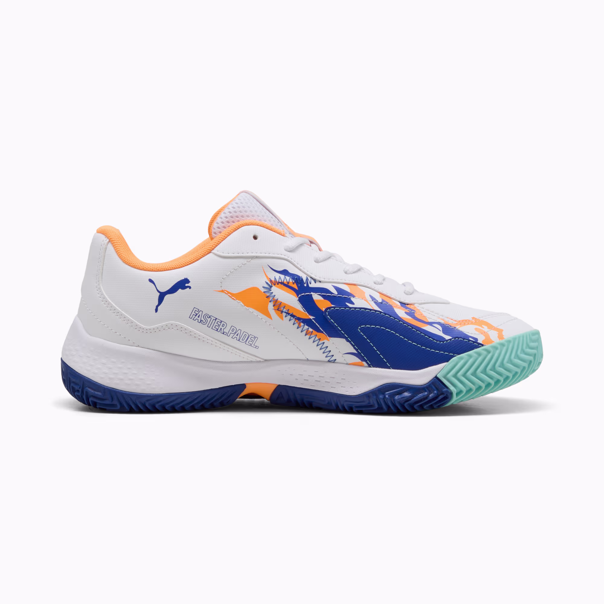 PUMA MEN NOVA SMASH WHITE VIVID BLUE HEAT