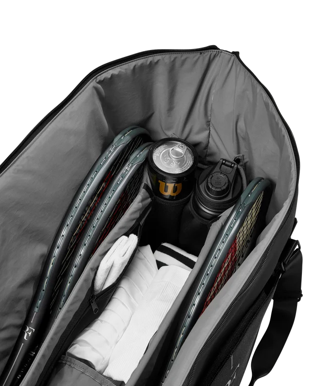 WILSON RF PRACTICE RAQUET BAG BLACK