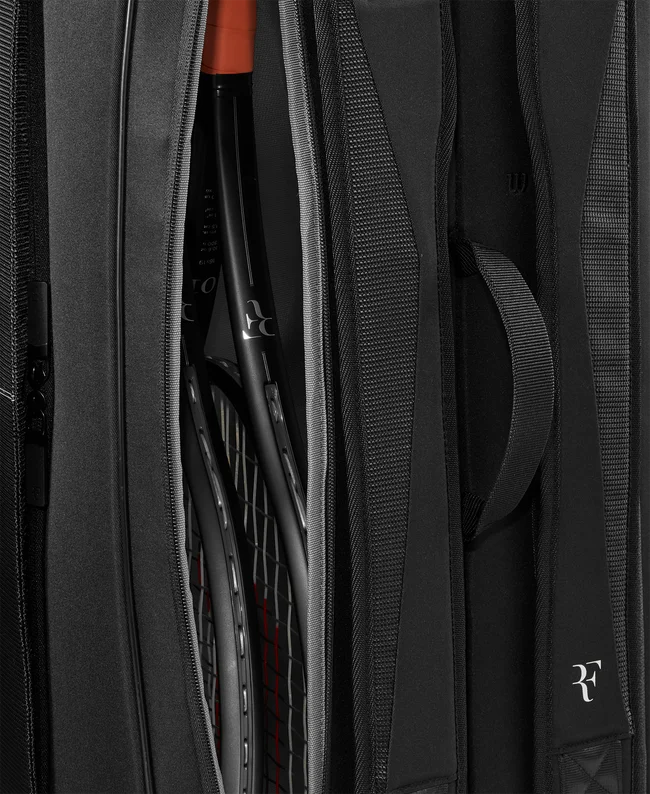 WIILSON RF TOURNOMENT RACQUET BAG 9PK BLACK