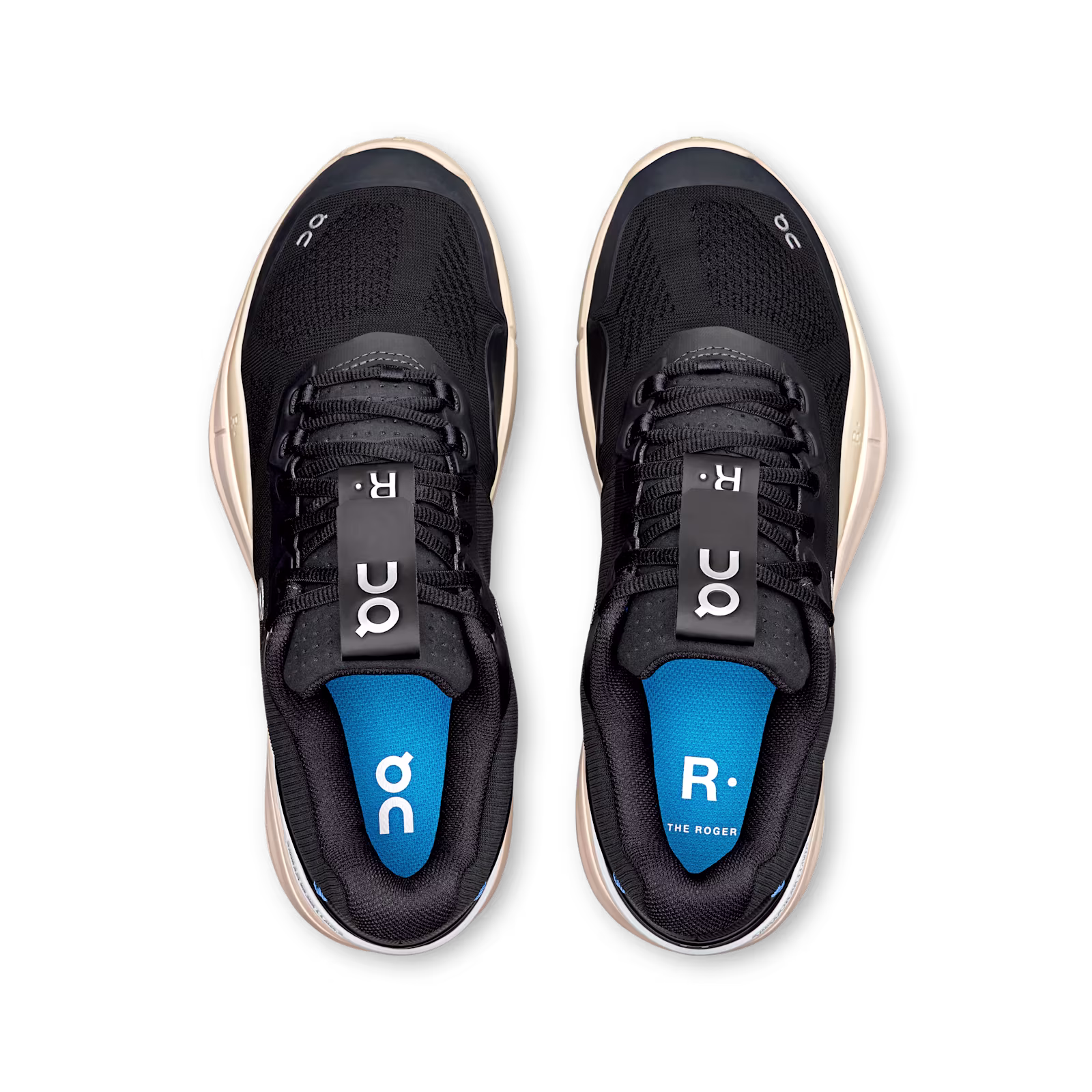 ON RUNNING THE ROGGER PRO CLAY BLACK WHITE