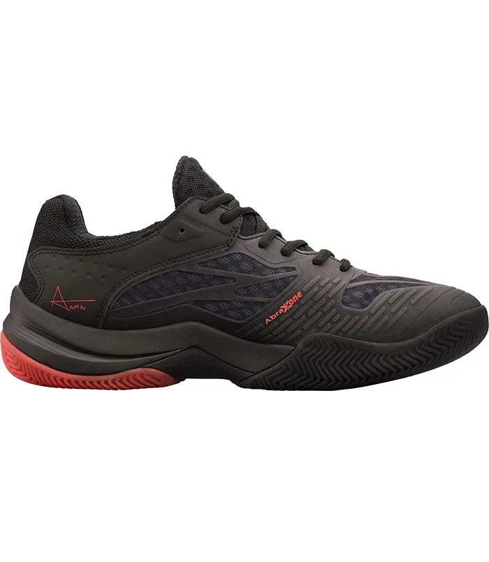 NOX CALZADO AT10 LUX NEGRO ROJO
