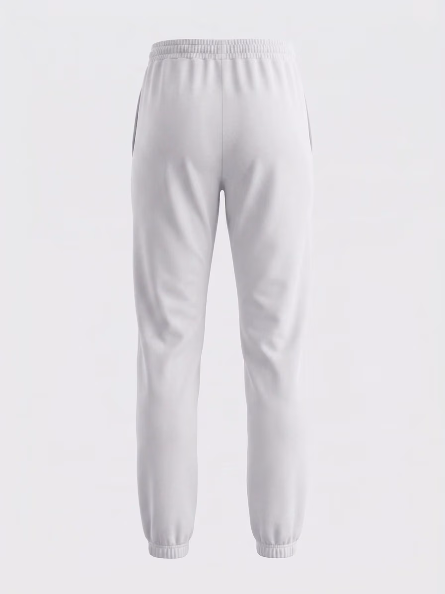 UNIPRO WOMEN-CLOSED HEM SWEAT PANTS-WHITE