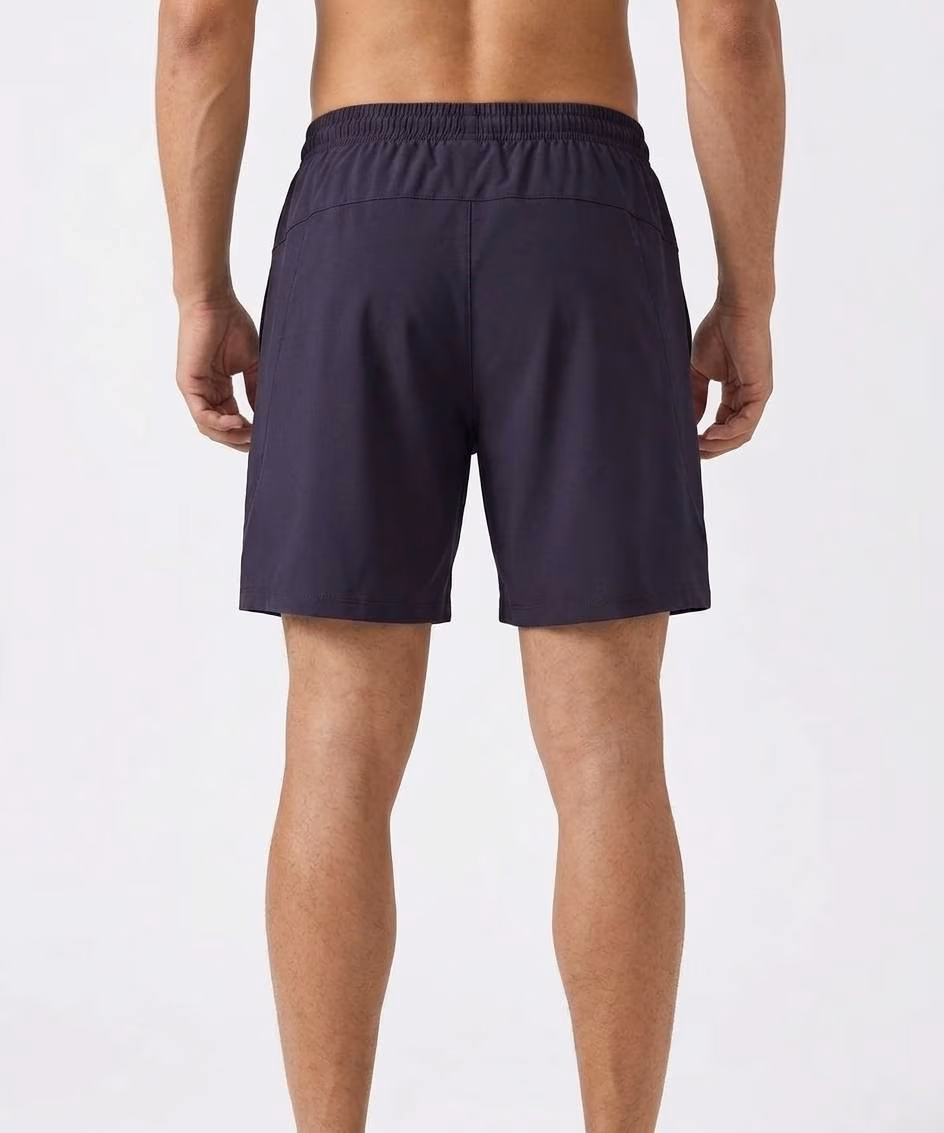 UNIPRO MEN-ELITE 7 INCHES WOVEN SHORTS-EGGPLANT