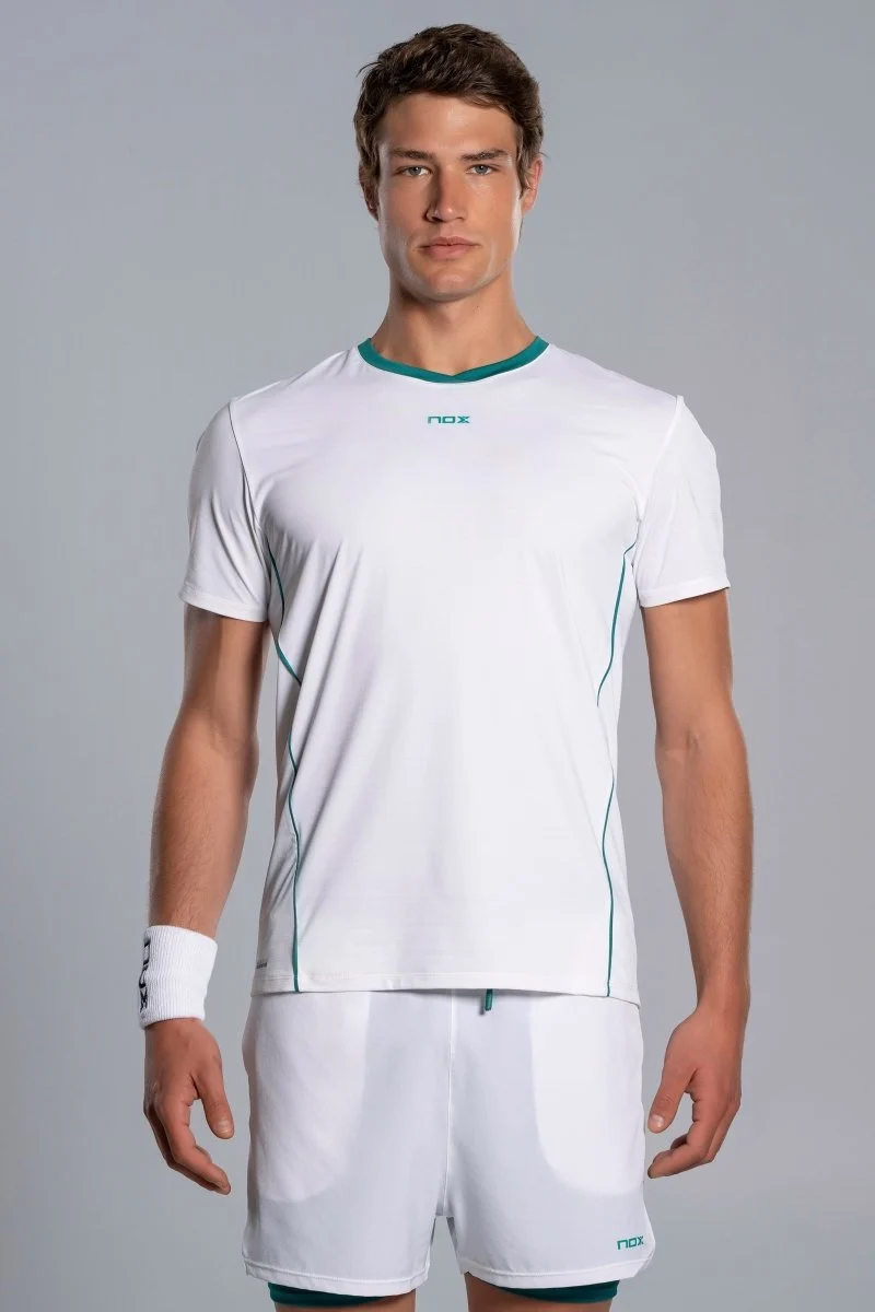 NOX MENS PRO WHITE IVY GREEN T-SHIRT