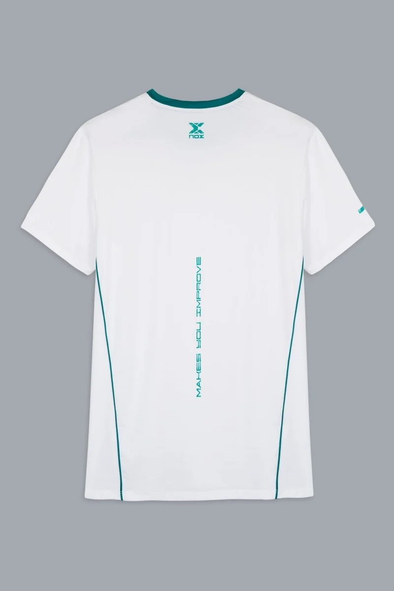 NOX MENS PRO WHITE IVY GREEN T-SHIRT