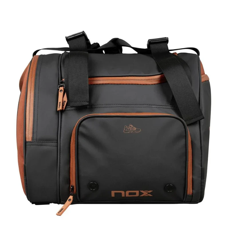 NOX LUXURY OPEN SERIES BLACK/BROWN PADEL BAG