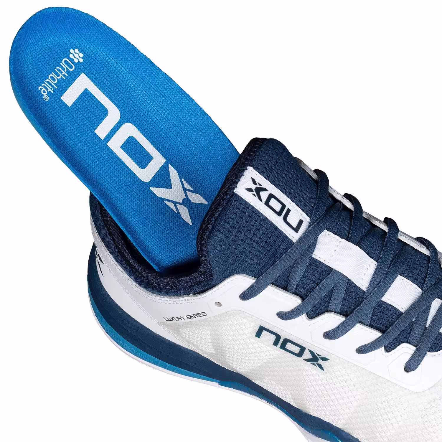 NOX SHOES NERBO WHITE SWEDISH BLUE