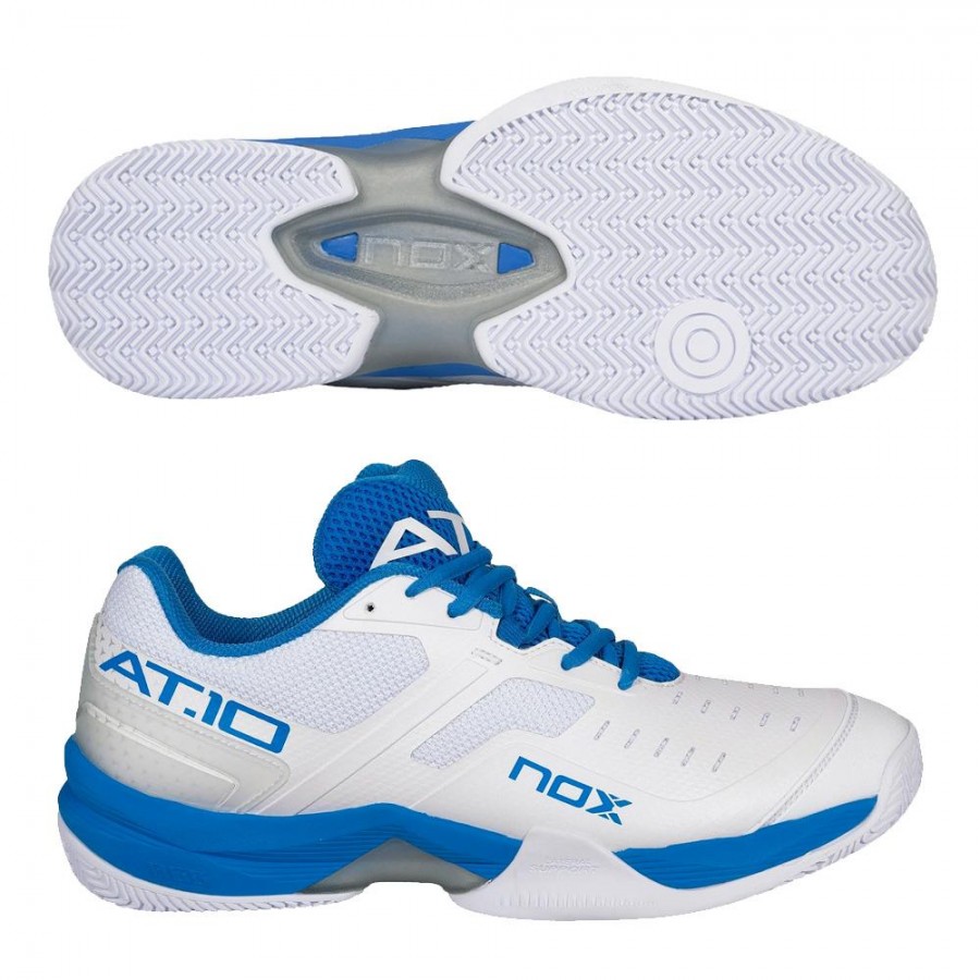 NOX CALZADO NOX AT10 WHITE/SEA NAVY