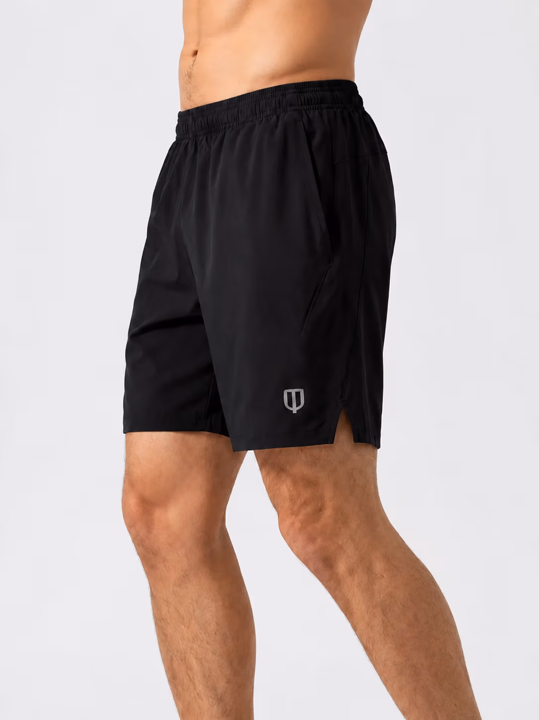 UNIPRO MEN-ELITE WOVEN SHORTS-BLACK