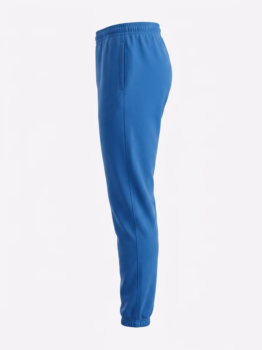 UNIPRO MEN-CLOSED HEM SWEAT PANTS-BLUE