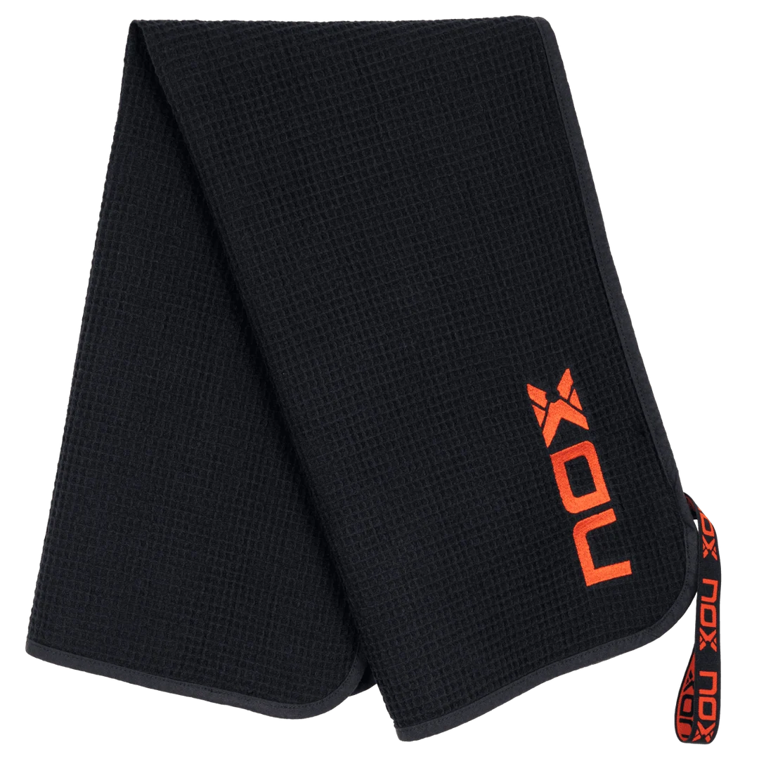 NOX TOALLA ALGODON 50*90 BLACK RED TOWEL