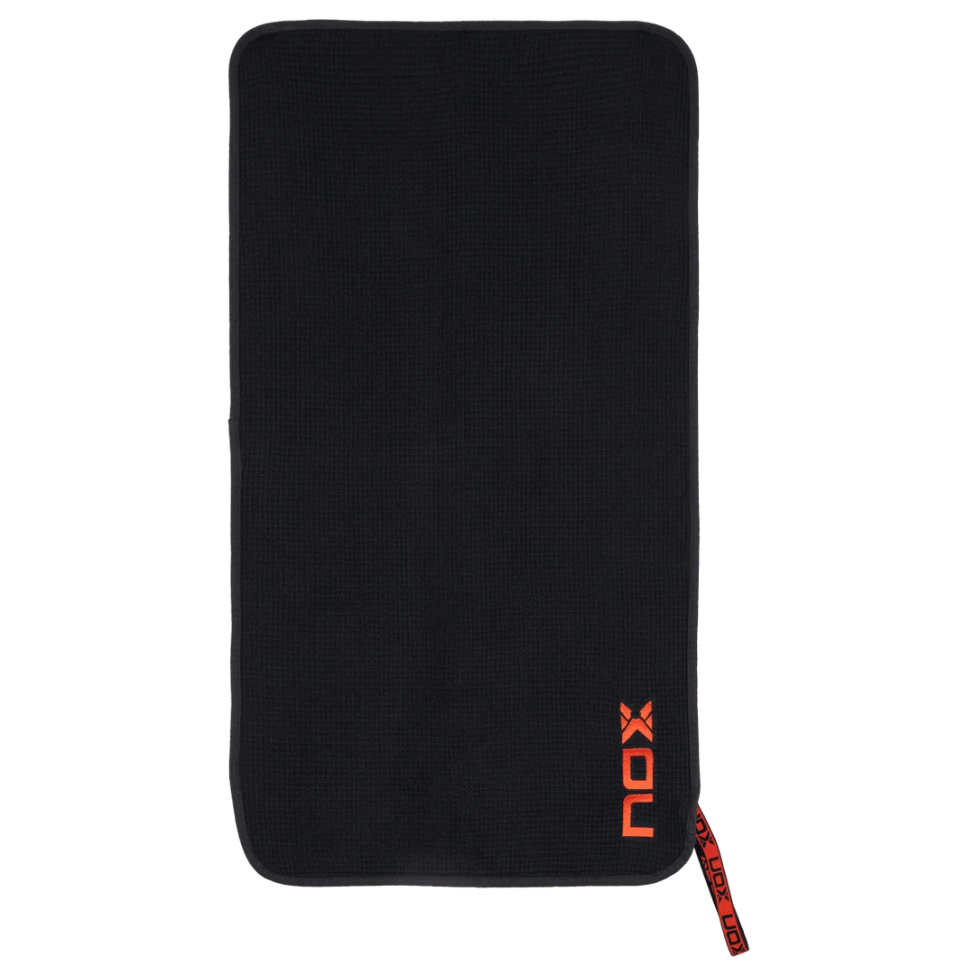 NOX TOALLA ALGODON 50*90 BLACK RED TOWEL