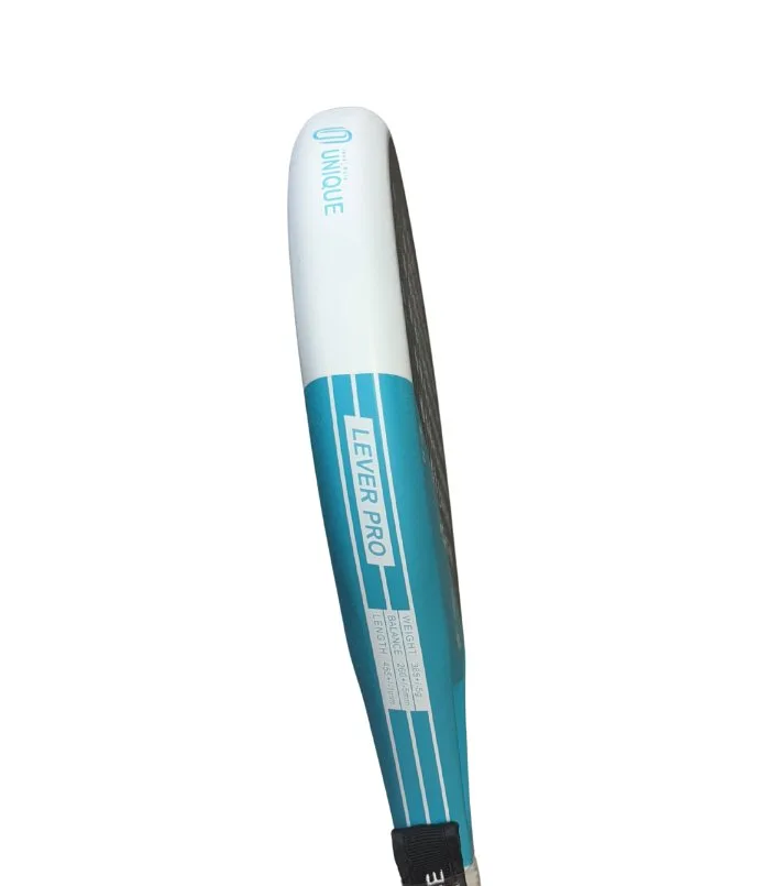 UNIQUE PADEL RACKET BLACK BLUE WHITE
