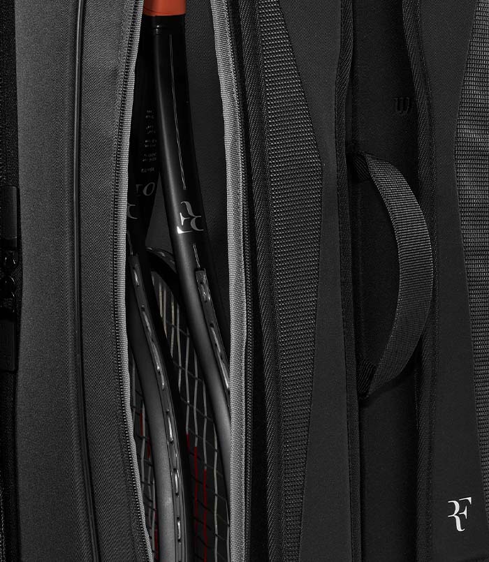 WILSON RF TOURNAMENNT  RACQUET BAG BLACK 15PK