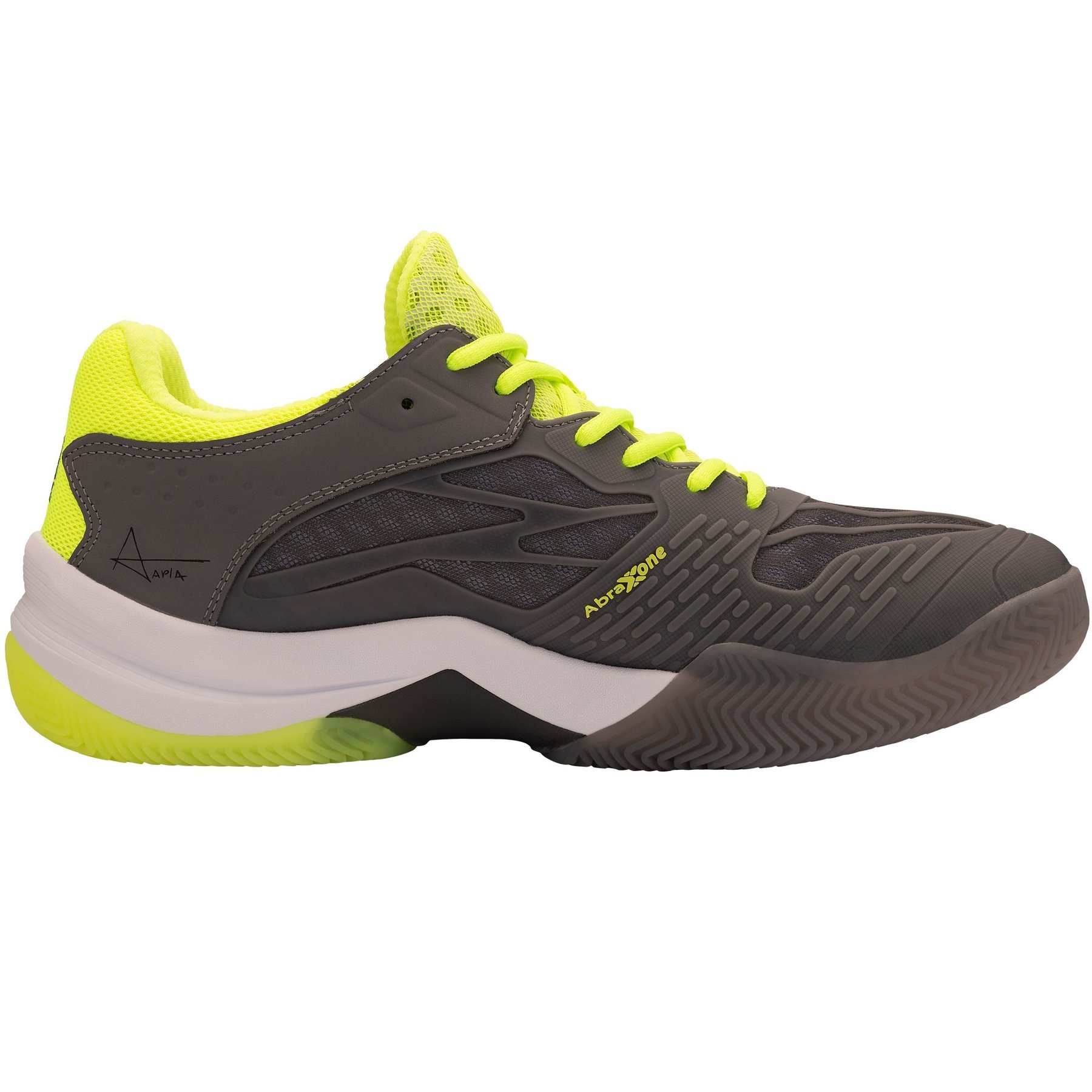 NOX SHOES CALZADO AT10 LUX GRIS AMARILLO FLUOR